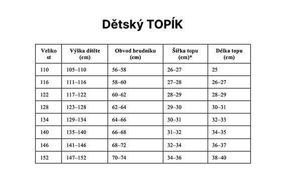 Dětský TOPÍK